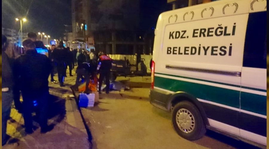 Zonguldak'ta tarım aracı takla attı