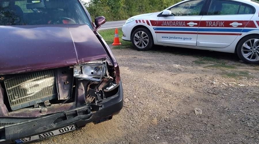 4 ara� duramad� zincirleme kaza meydana geldi