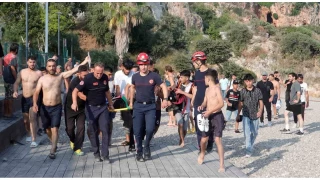 40 metrelik falezlerden atlamt: Tedavisi devam ediyor