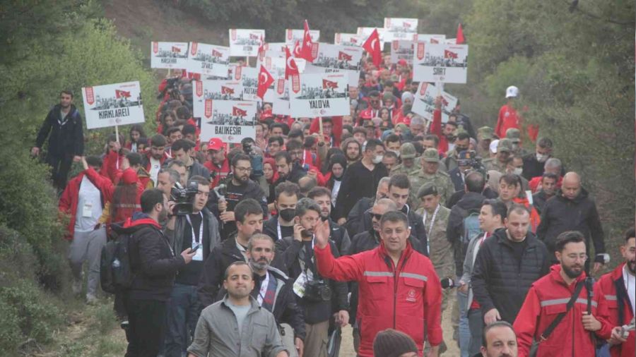 57. Alay Vefa Yürüyüşü yapıldı