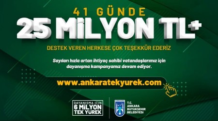 '6 Milyon Tek Yrek' kampanyas rekor krd