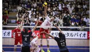A Milli Erkek Voleybol Takm, Arjantin'e 3-2 malup oldu