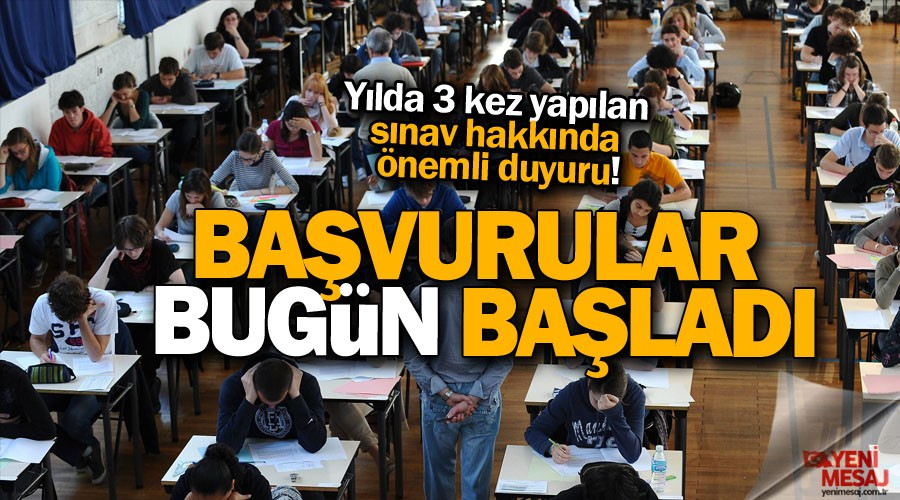 ALES başvuruları bugün başladı