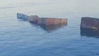Ambarlı Limanı'ndaki gemide konteynerler denize düştü