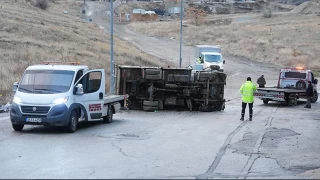 Ankara'da hafriyat kamyonu terr