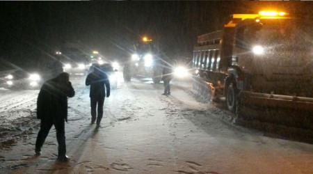 Antalya-Konya karayolu araç trafiğine kapatıldı