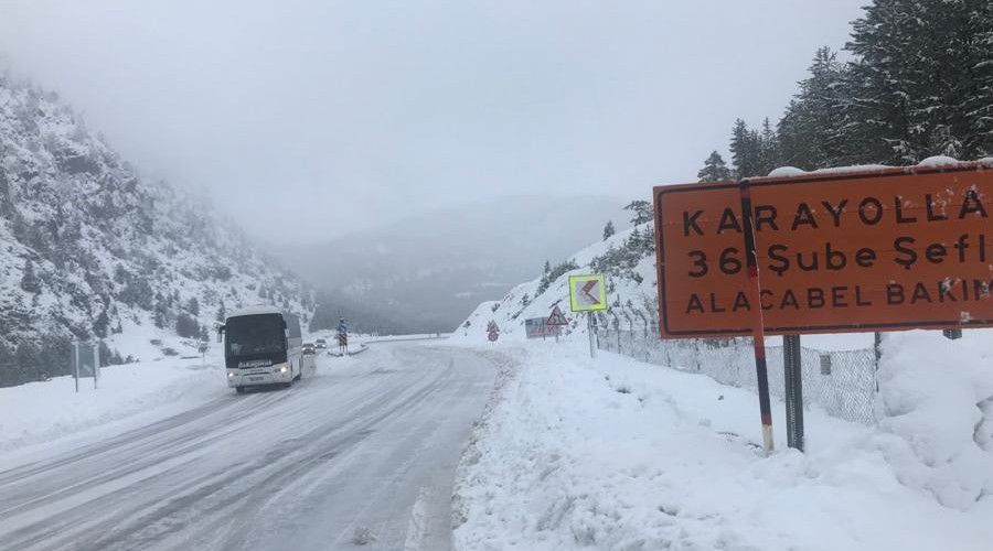 Antalya-Konya karayolunda ula��m normale d�nd�