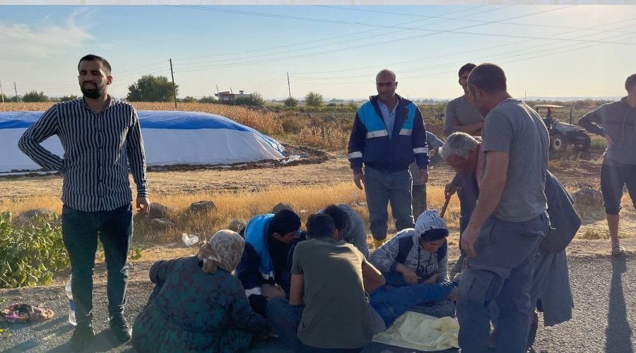 Araçtan düştüğü fark edilmeyen gence işçiler müdahale etti