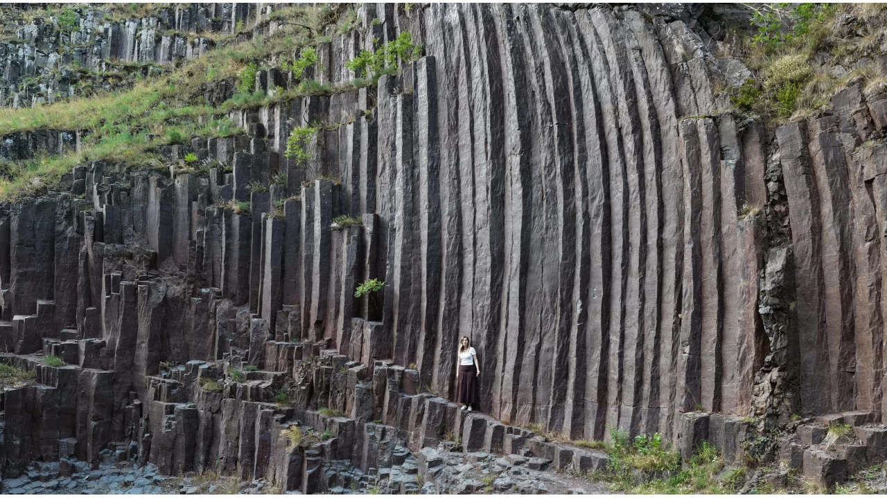 Artvin�deki bazalt kayal�klar� mest ediyor