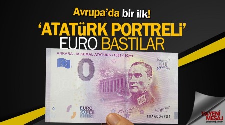 Avrupa Merkez Bankası Atatürk'lü banknot bastı