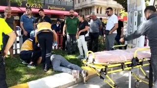 Bafra'da yaya geidinde kaza