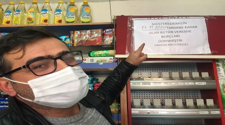 Bakkal defteri geleneğinin son örneği Kayseri'de yaşandı
