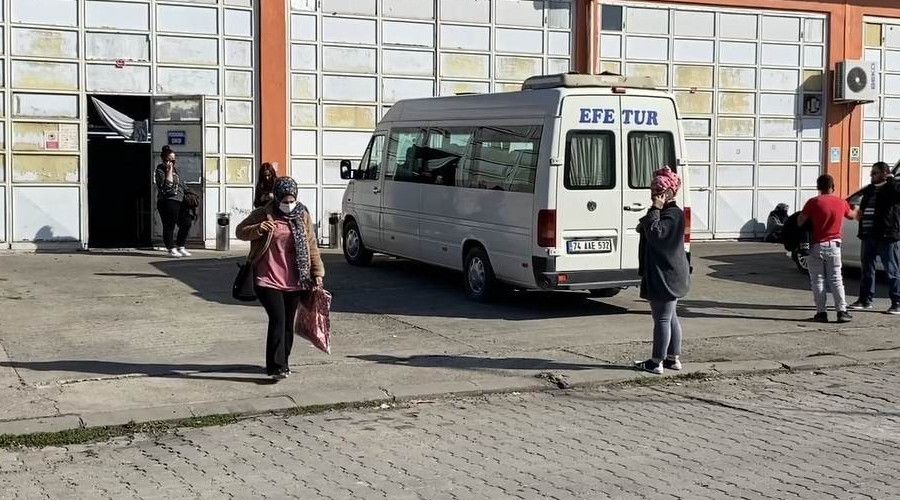 Bart�n'da �ok say�da tekstil �al��an� hastanelik oldu