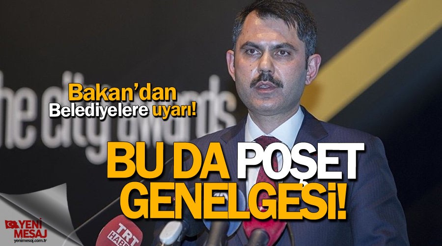 Belediyelere 'plastik poşet' genelgesi