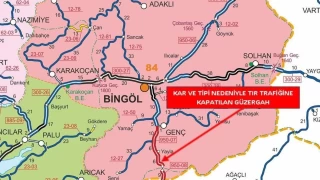 Bingl - Diyarbakr kara yolu tr trafiine kapatld