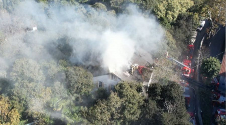 Boğaziçi Üniversitesi'nde yangın