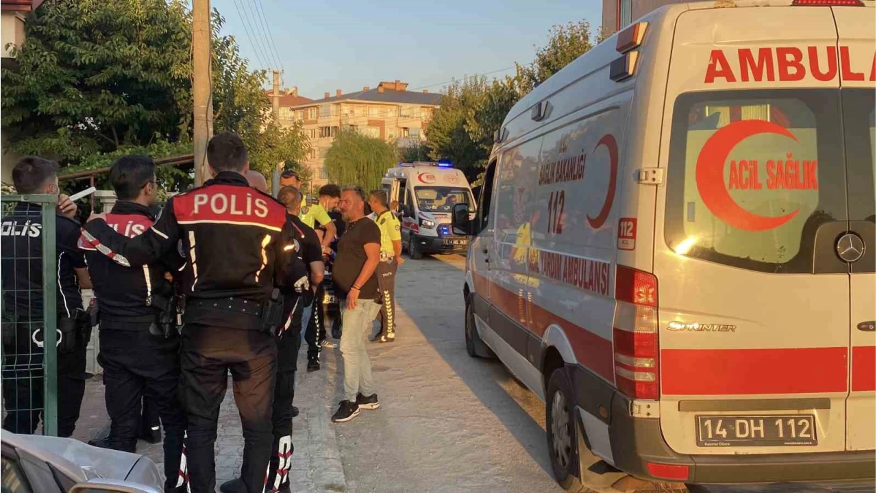 Bolu'da kom�ular aras�nda yumruklu kavga: 3 yaral�