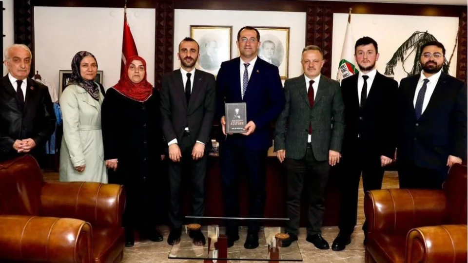 BTP Akçaabat Teşkilatı’ndan Belediye Başkanı Ekim’e nezaket ziyareti