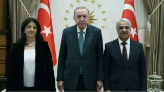 Cumhurbaşkanı Erdoğan, bugün saat 16.00'da DEM Parti İmralı heyeti üyeleri Pervin Buldan ve Mithat Sancar'ı Beştepe'de kabul edecek