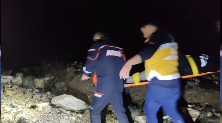 Darp edilip uçuruma atılan kadın kurtarıldı