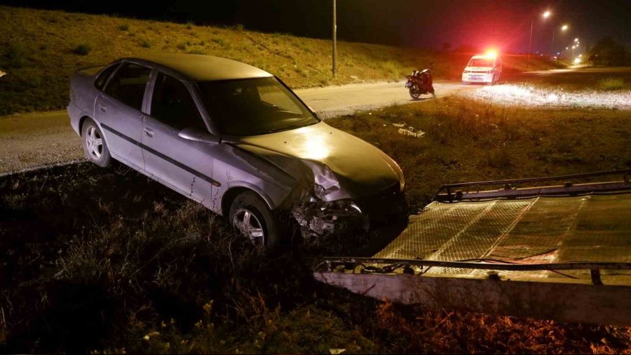 'Dur' ihtarına uymayıp kaçan sürücü kaza yapınca yakalandı