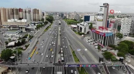 E-5’te trafik yoğunluğu