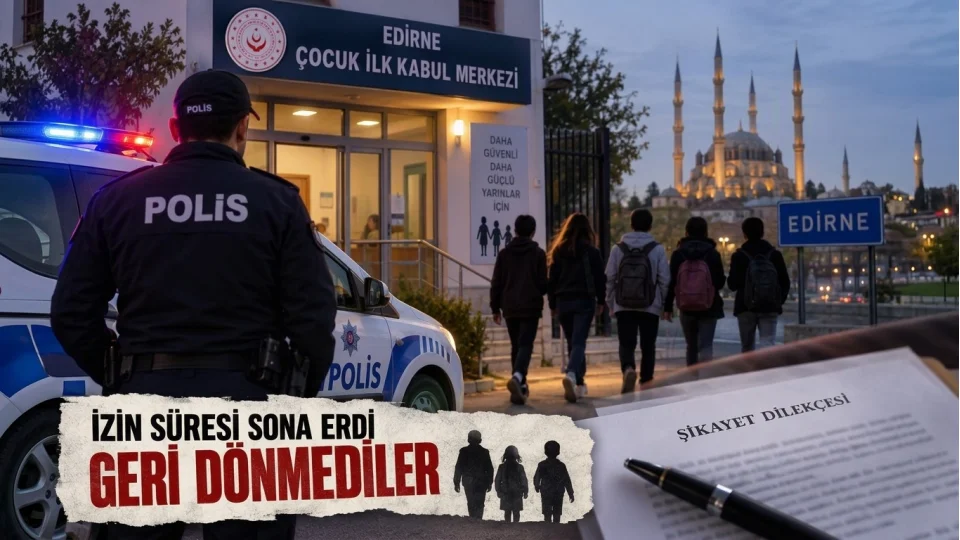 Edirne'de çok sayıda çocuk için kayıp alarmı