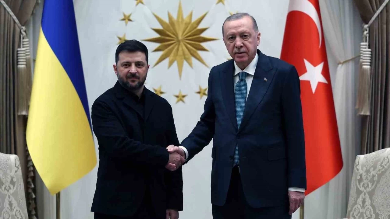Erdoğan, Zelenskiy ile bir araya geldi