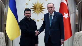 Erdoan, Zelenskiy ile bir araya geldi