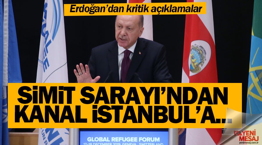 Erdo�an'dan Simit Saray� a��klamas�