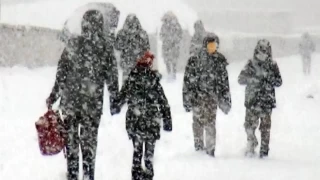 Erzurum'un 3 ilçesinde eğitime ara verildi