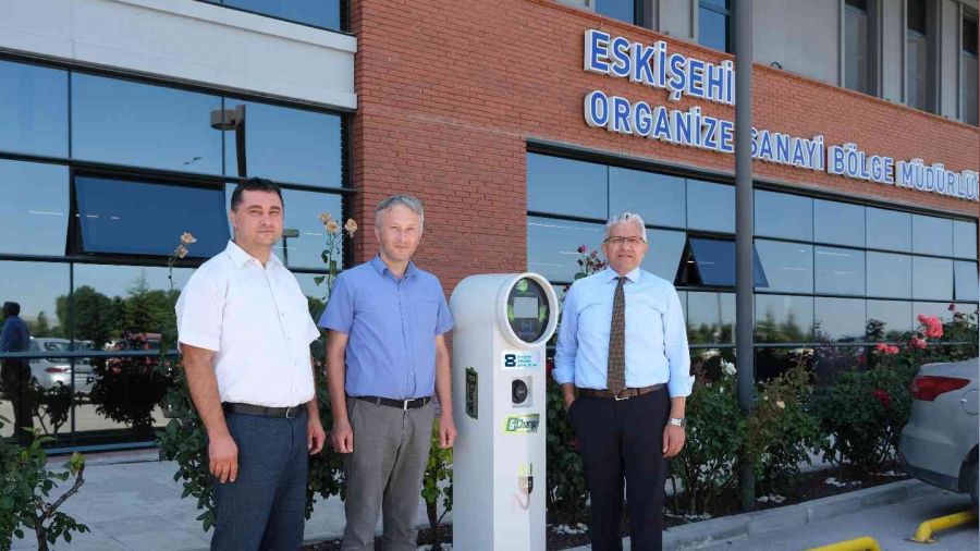 Eskişehir OSB elektrikli araçlar için şarj istasyonları kuruyor