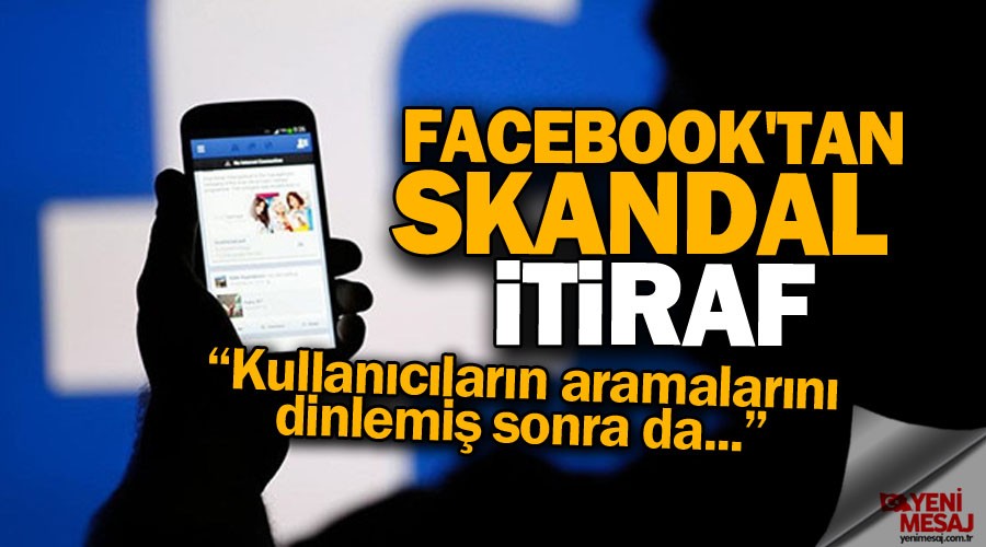Facebook'tan bir itiraf daha