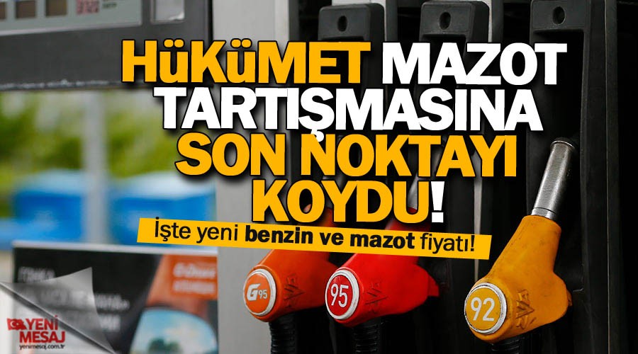 Flaş gelişme! Benzinin fiyatı mazotu yine geçti