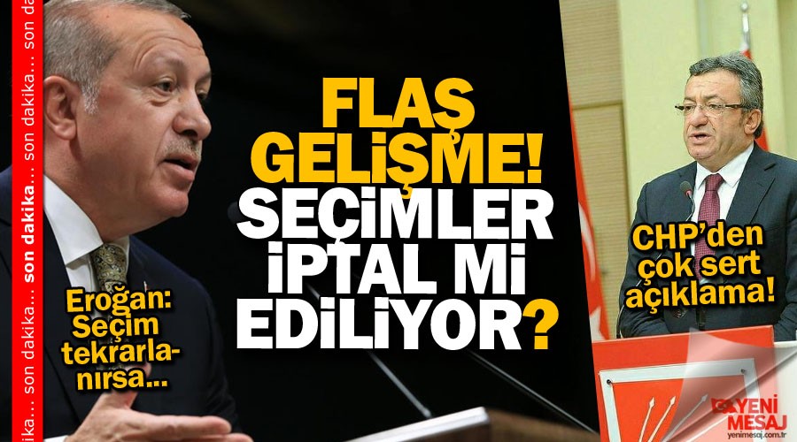 Flaş gelişme! İstanbul'da seçim bitmiyor