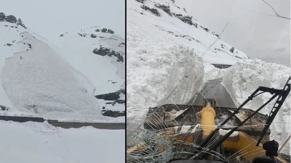 Hakkari'de d��en ��� g�r�nt�lendi