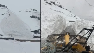 Hakkari'de d��en ��� g�r�nt�lendi