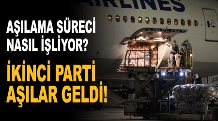 İkinci parti aşılar geldi 80 yaş üstüne aşı başladı