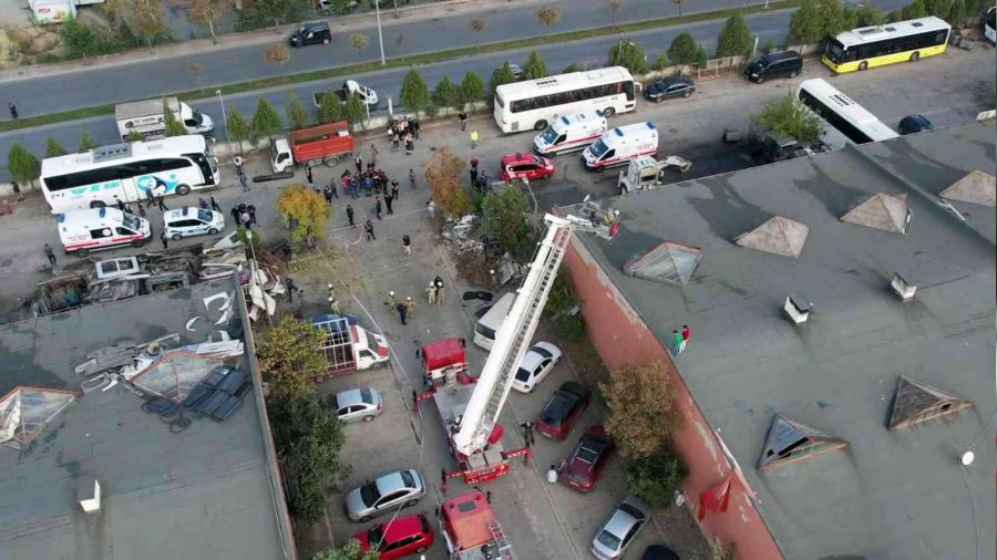 İkitelli Esenler Sanayi Sitesinde patlama