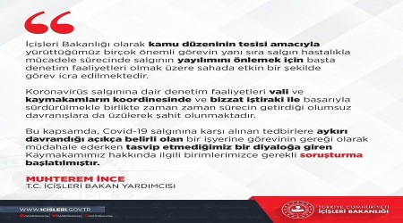 ‘İndir şu arka ayağını’ diyen kaymakama soruşturma