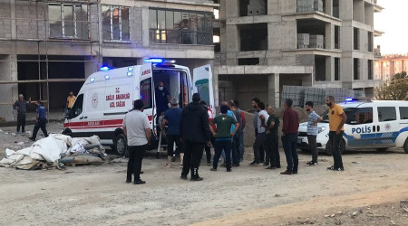 İnşaatın 7. katından düşen işçi hayatını kaybetti