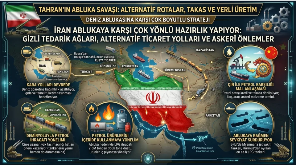 �ran ablukaya kar�� �ok y�nl� haz�rl�k yap�yor