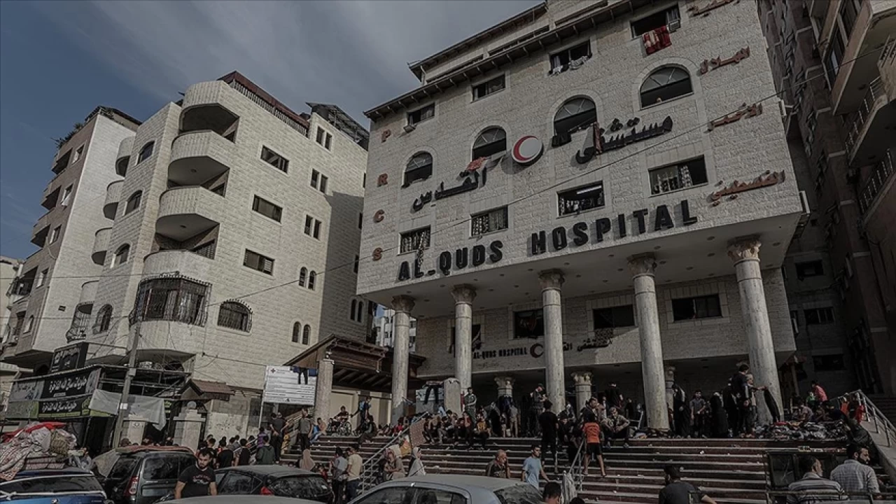 �srail ordusu, Kud�s Hastanesi �evresinde 5 sivili �ld�rd�