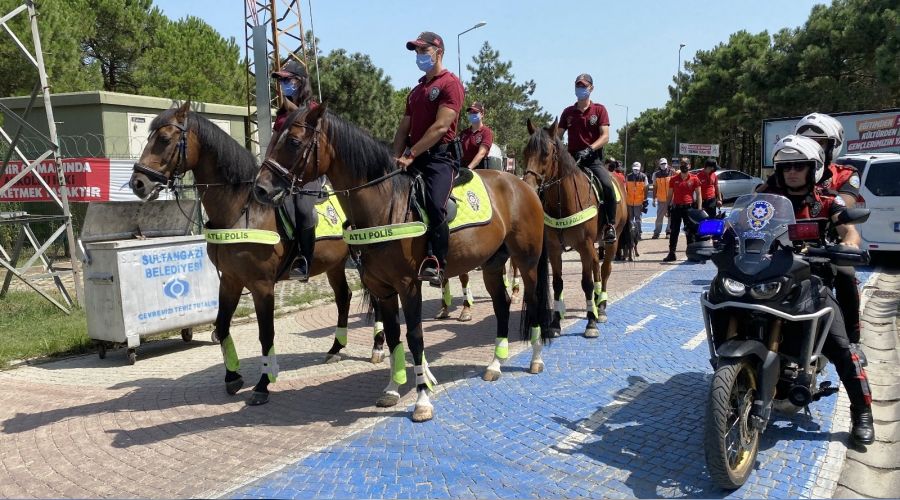 �stanbul'da orman yang�nlar�na kar�� denetim