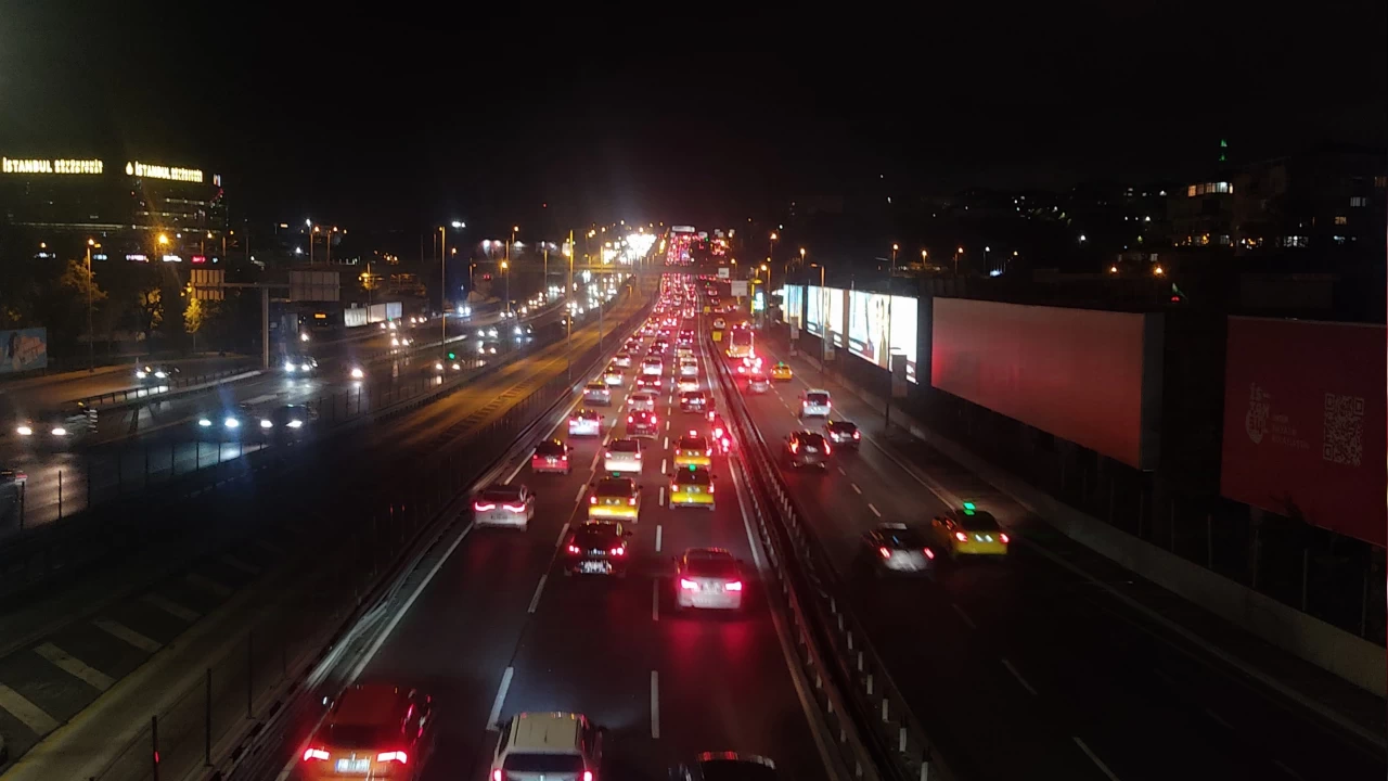 stanbul'da trafik ilesi 