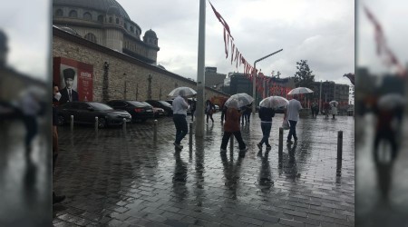 İstanbul'da yağmur etkili oldu