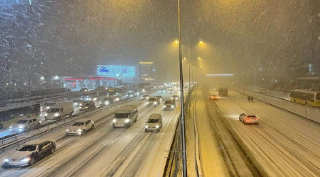 stanbul'da youn kar ya etkili oluyor 