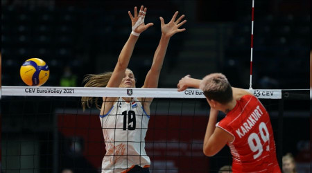 Kadın voleybol milli takımı Avrupa üçüncüsü oldu