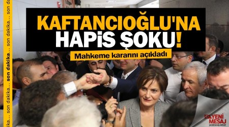 Kaftancıoğlu'na 9 yıl hapis cezası