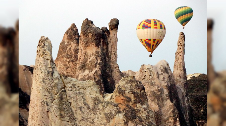 Kapadokya'da balon �ov